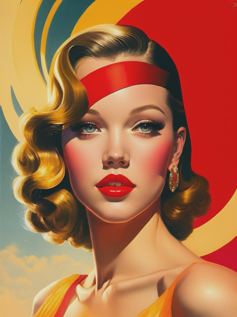 06946-1995570755-Bella Ramsey looking in camera, painting in the style of emiliano ponzi, rolf armstrong, light amber and red, eric canete, poste.png